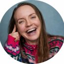 Astrid Olofsson Headshot Voiceover Artist Swedish Female