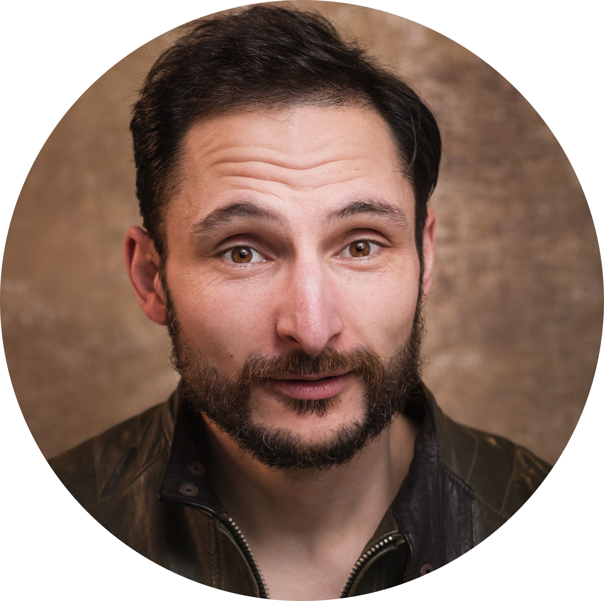 Alessio Bagiardi Headshot Voiceover Artist Male Italian Actor