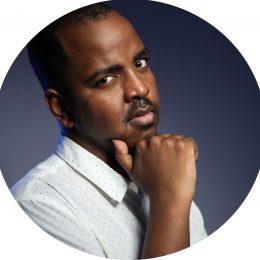 Mak Nuur Headshot Male Voiceover Artist Somlian