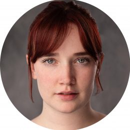 Megan Curli Headshot Voiceover Female London Artist Actor