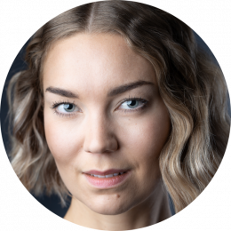 Sonja Sorvola, Finnish, Female, Voiceover, Headshot