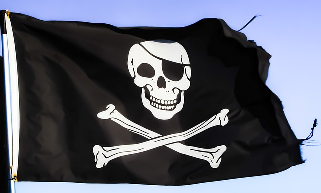 A pirate flag for pirate voices on Talk Like a Pirate Day.